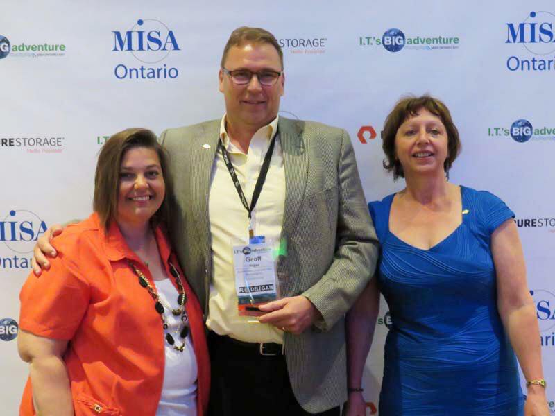 Executive Director Geoff Hogan honoured with Roy Wiseman Award by MISA Ontario